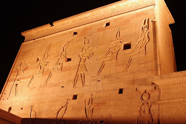 Spectacle de Son et Lumière à Philae Spectacle de Son et Lumière à Philae